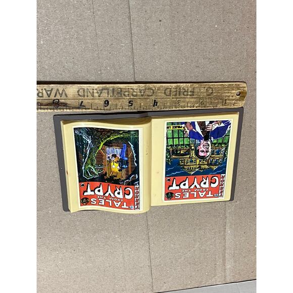 1996 Tales From The Crypt “Crypt Keeper” Light‑Up Candelabra **BOOK ONLY*** - Picture 6 of 11